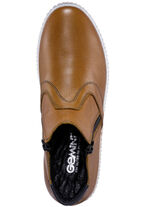 Gemini Stiefelette aus Rind-Nappaleder BRAUN