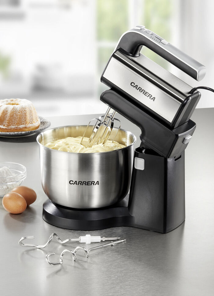Carrera Handmixer mit rotierender Edelstahlsch&uuml;ssel 