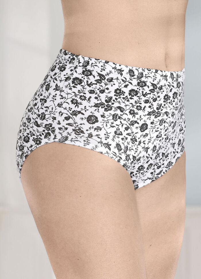 Fünferpack Slips mit Gummizug im Bund 