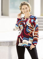 Faszinierendes Shirt mit paspelierter Blende 