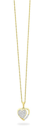 Funkelnder Herz Anhänger 