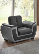 Polsterm&ouml;bel mit Liegefunktion und Bettkasten 