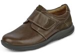 GINO GALANTE, bequeme Herren-Slipper, Weite K, mit herausnehmbarem Fussbett MARONE
