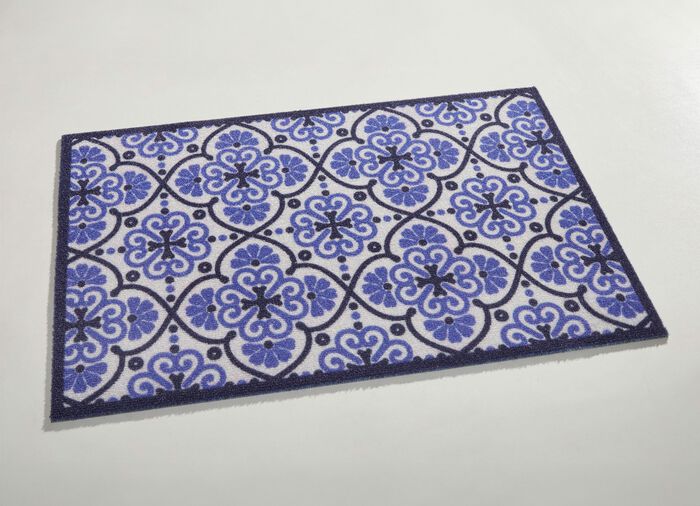 Fussmatte mit rutschhemmender Latex-R&uuml;ckseite 