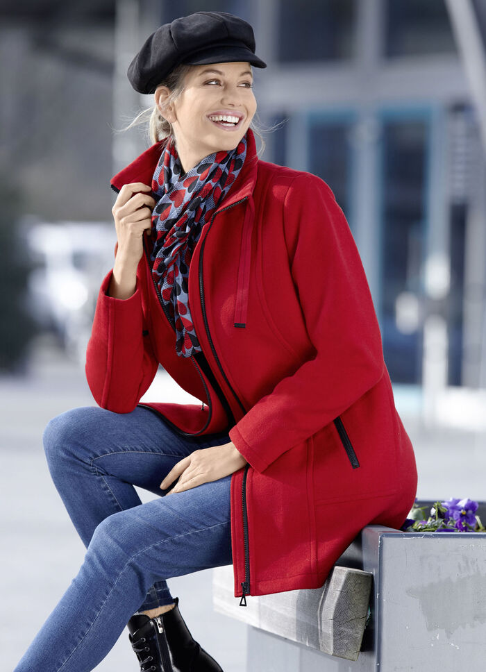 Longjacke auch in Schwarz 