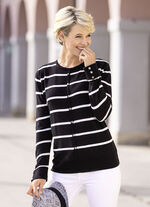 Pullover in Jackenoptik 