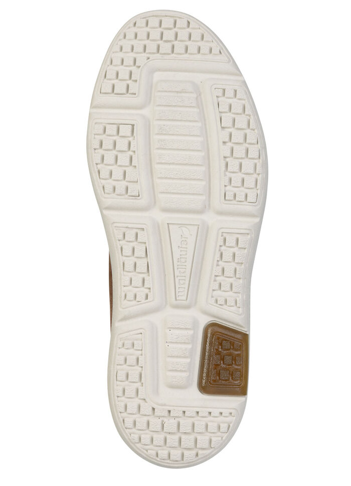 Waldl&auml;ufer, bequeme Herren-Sneaker, Weite H, mit herausnehmbarem Fussbett COGNAC-MARINE