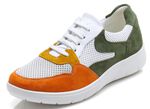 Toosoft Sneaker im Materialmix ORANGE-KOMBI