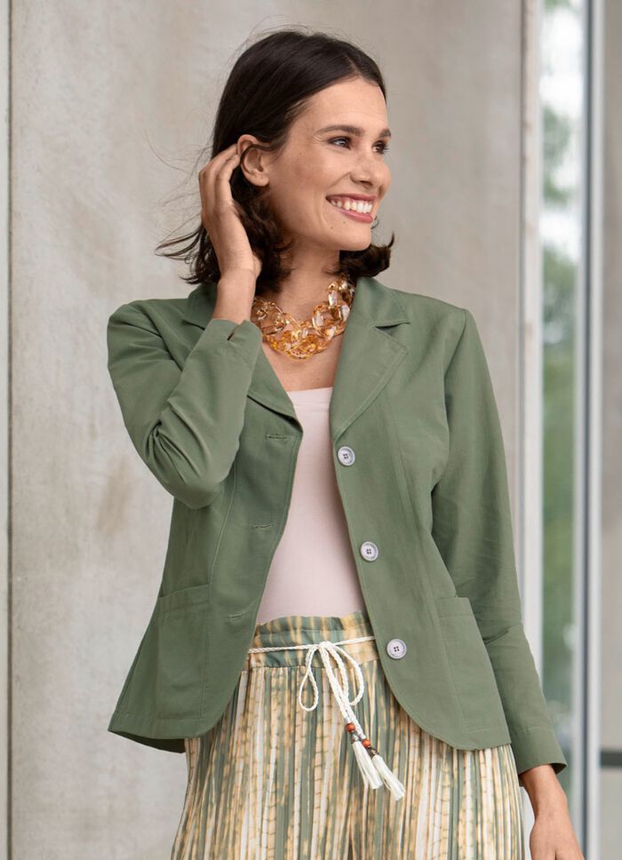 Blusenjacke  mit Schulterpolster 