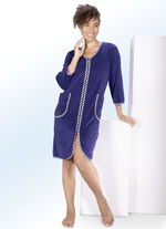 Hauskleid mit  Zierband MARINE