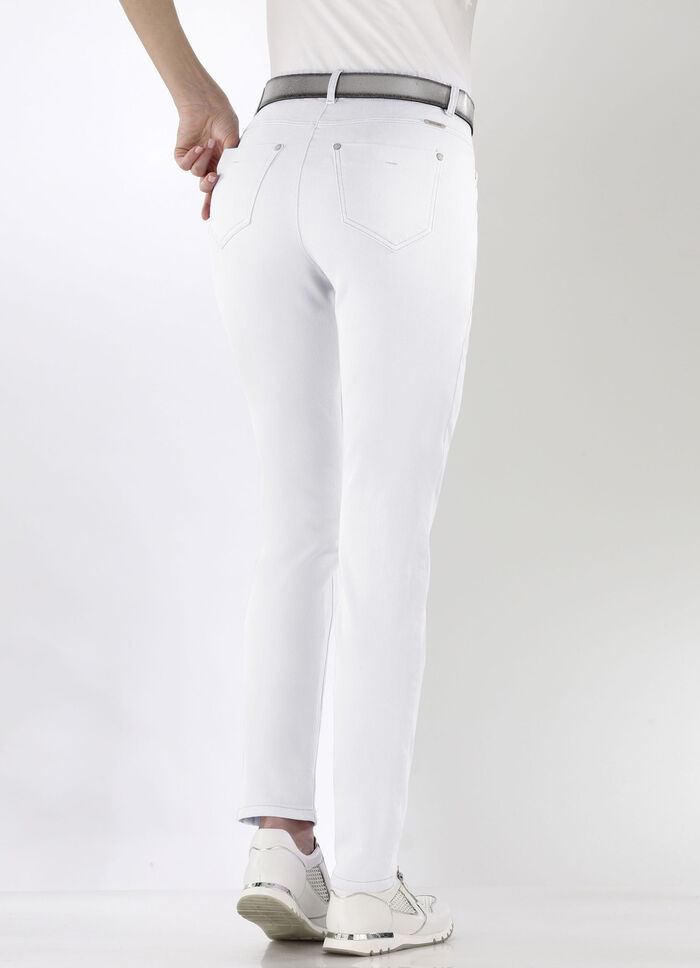 Magic-Jeans mit hohem Stretchanteil WEISS