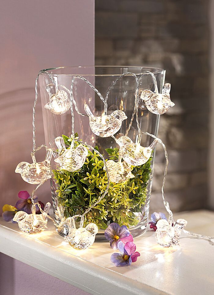 Batteriebetriebene LED-Lichterkette, 10-flammig 