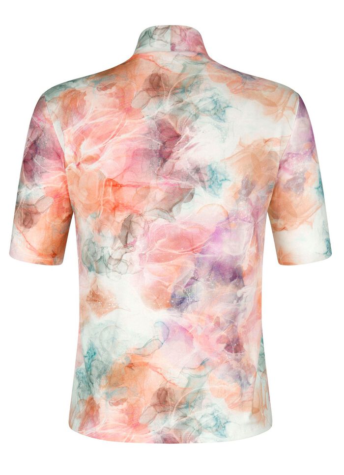 Shirt mit modischem Stehkragen 