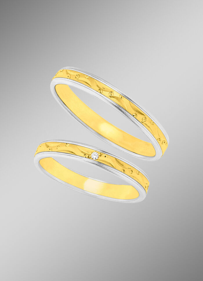 Schicker Brillant-Trauring 