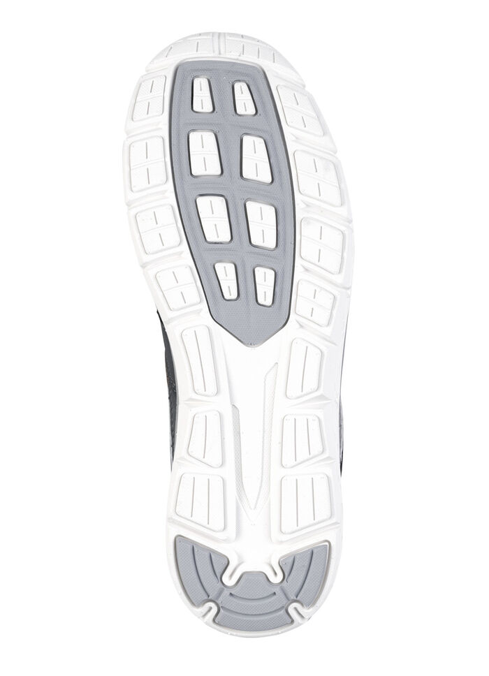 Slipper aus Synthetik mit Textil-Einsätzen ANTHRAZIT-COGNAC