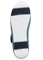 Gemini Mokassin-Slipper mit dezenter Knitter-Struktur JEANS