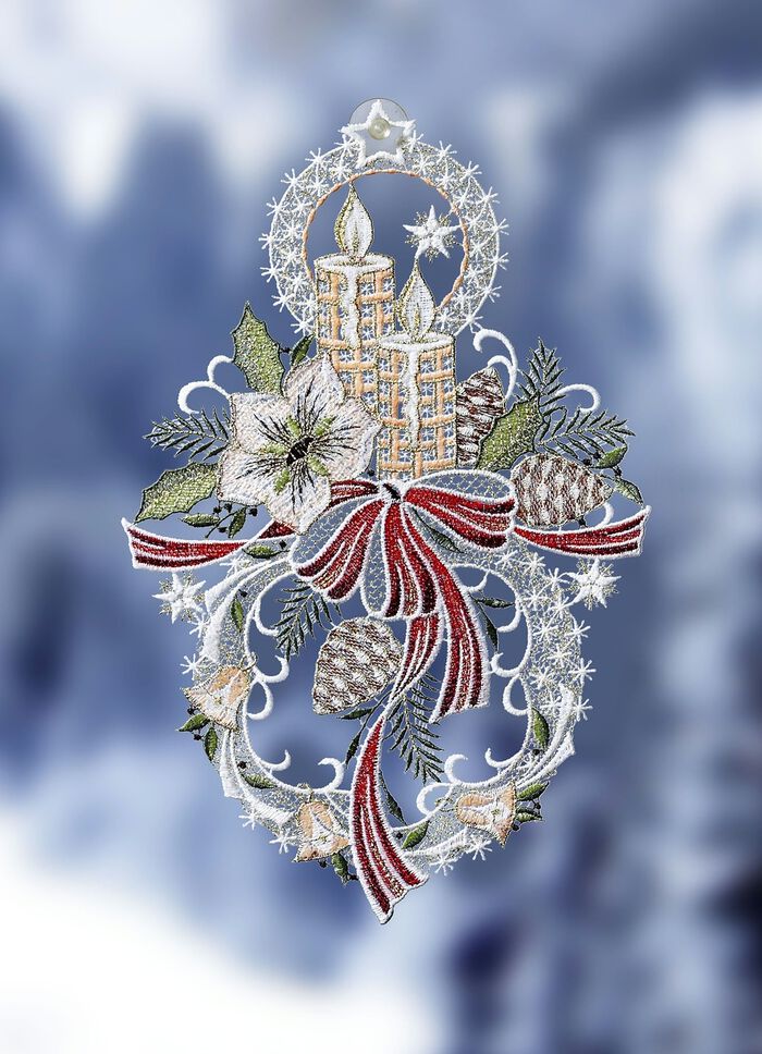 Fensterbild &laquo;Kerzen&raquo; 