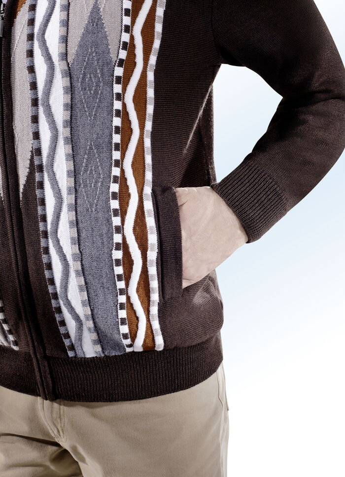 Jacke mit durchgehendem Reissverschluss 
