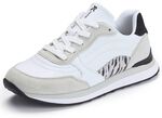 Rieker Sneaker mit interessantem Zebra-Druck WEISS