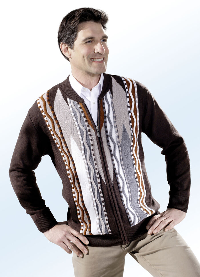 Jacke mit durchgehendem Reissverschluss 