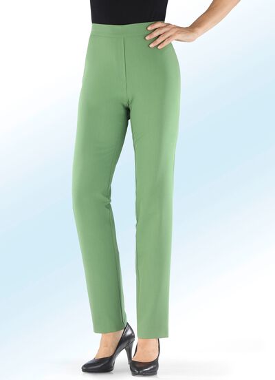 Hose mit r&uuml;ckw&auml;rtigem Dehnbund-Einsatz 