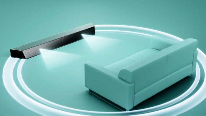  2.1 Philips Soundbar mit kabellosem Subwoofer 