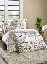 Biberna Bettwäsche-Garnitur aus bedrucktem Renforcé NATUR