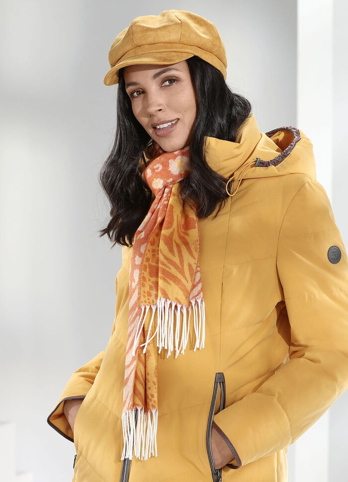 Schal mit Tierfell-Dessins 