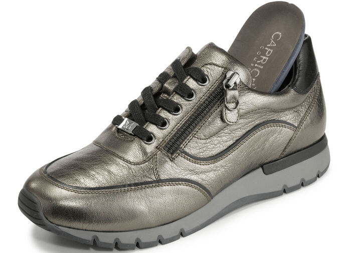 Caprice Schnürschuh mit praktischem Seitenreissverschluss BRONZE