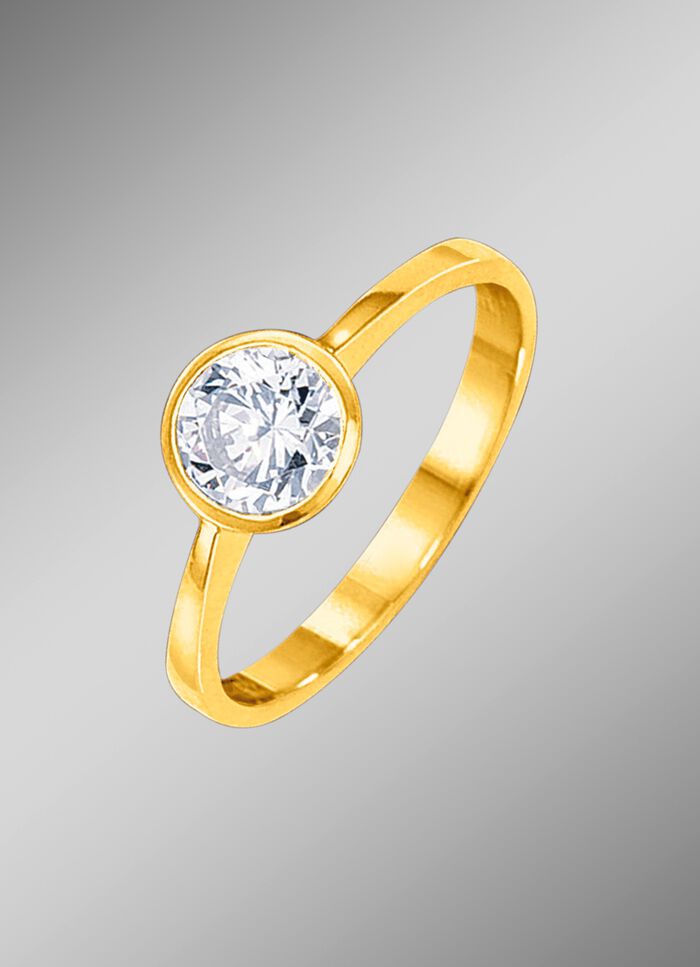 Entz&uuml;ckender Damenring mit Brillant 