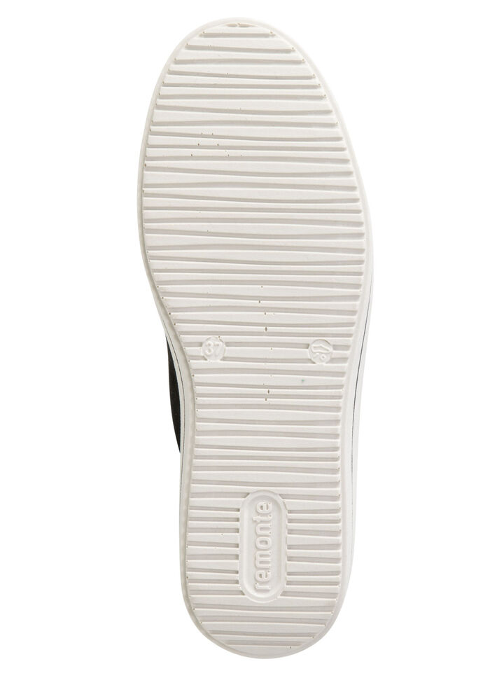 Remonte Bootie mit funkelnder Zierkette an der Schn&uuml;rung SCHWARZ