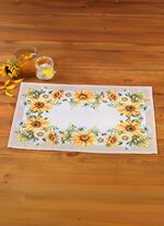 Tisch- und Raumdekoration mit Sonnenblumen-Motiv 