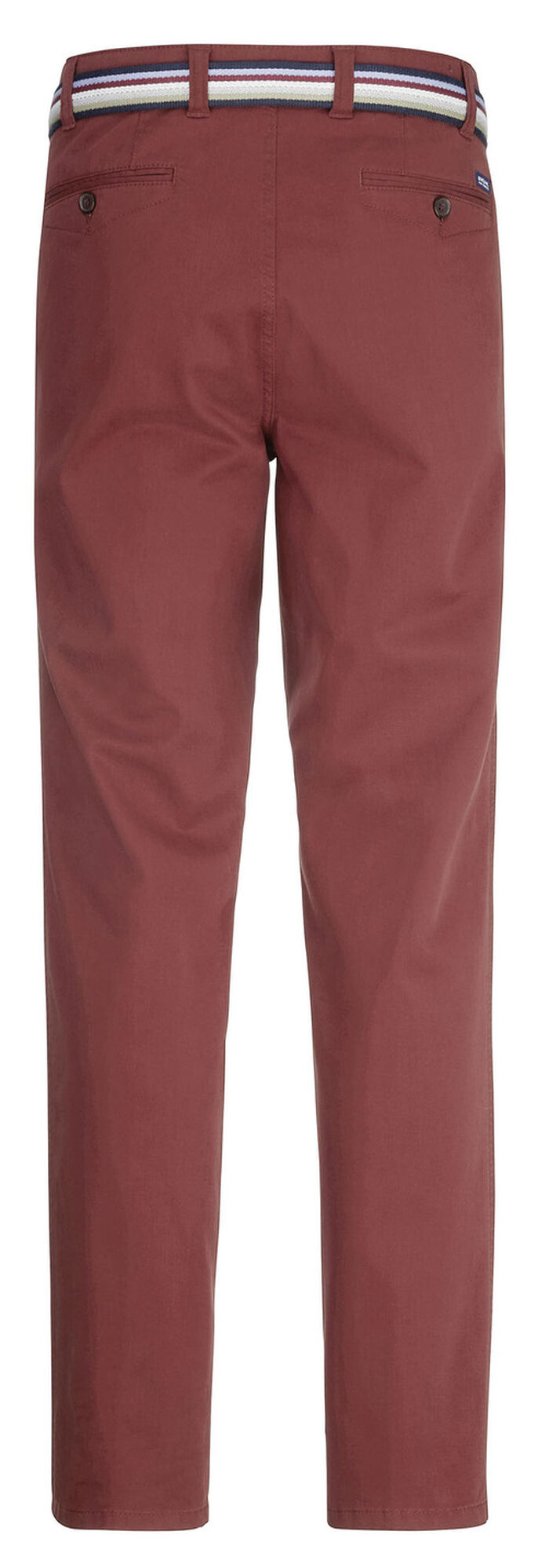 «Brühl»-Hose mit Gürtel in 3 Farben DUNKELROT
