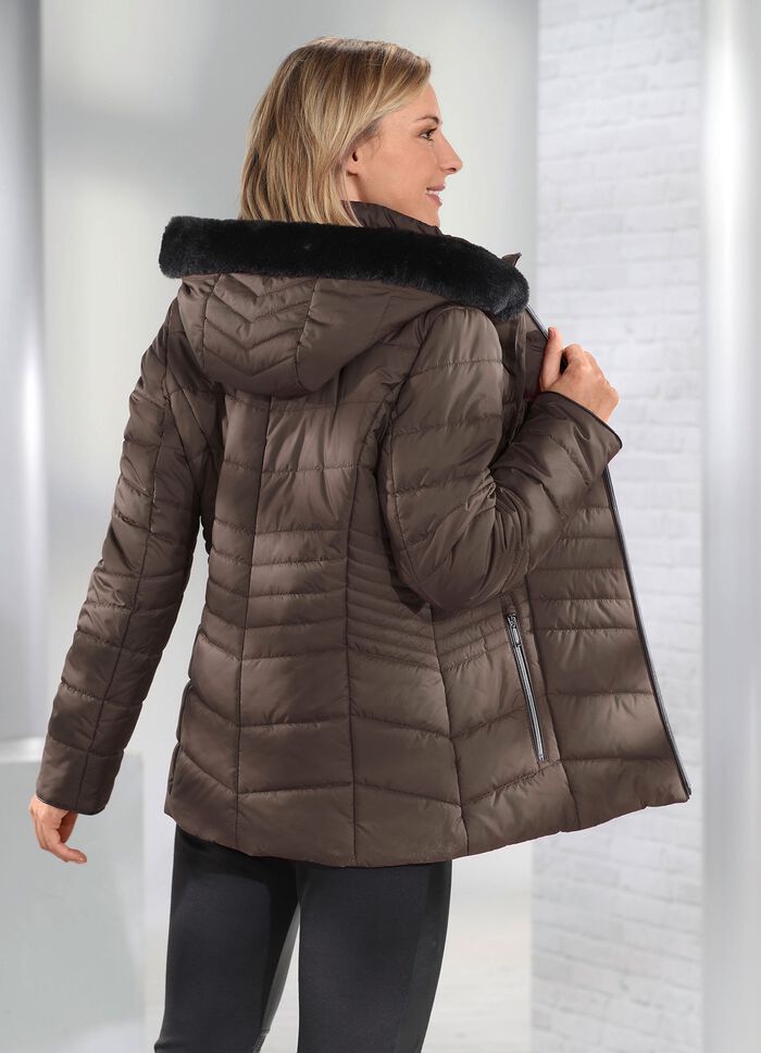 Jacke in 2 Farben KAFFEEBRAUN