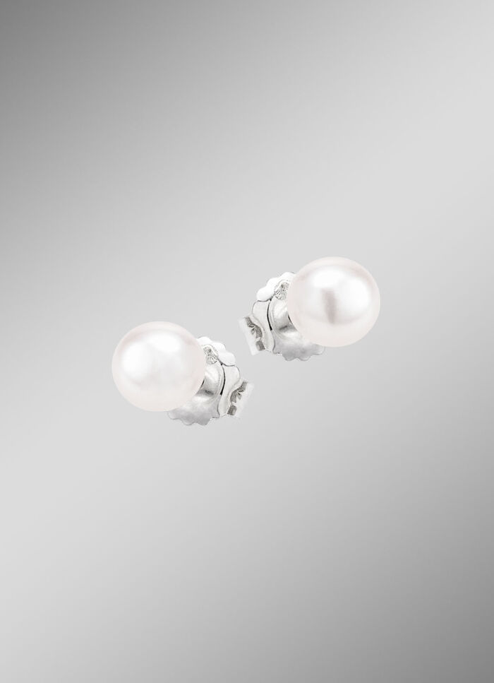 Ohrstecker mit S&uuml;sswasser-Zuchtperlen 