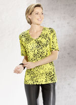 Shirt mit silberfarbener Plättchenzier 