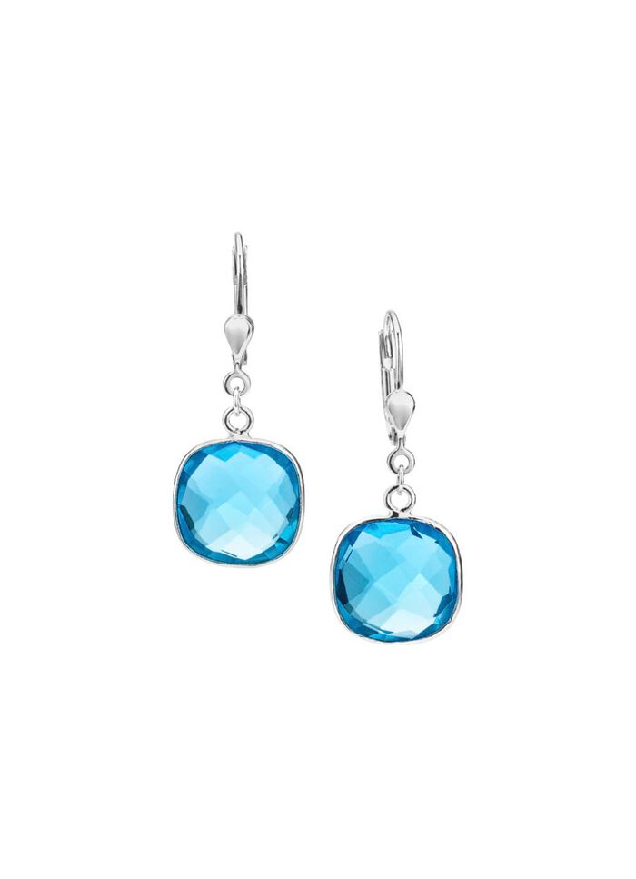 Eleganz, die sich bewegt: Ohrringe mit beh. Quarz 