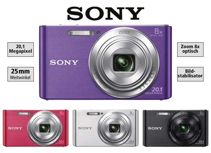 Sony DSC-W830 Digital-Kamera VIOLETT