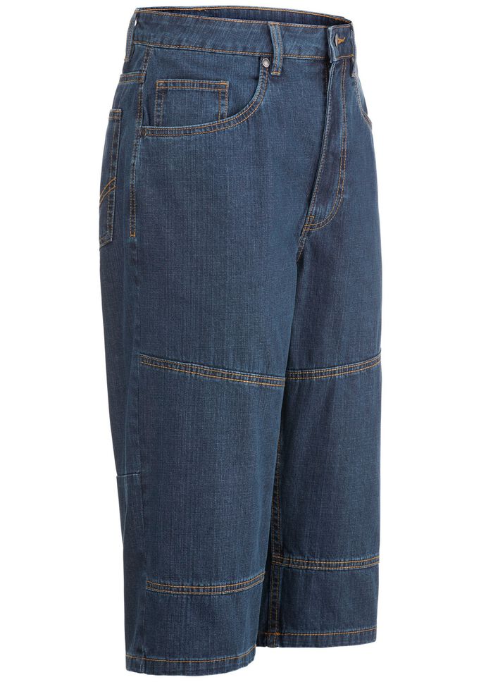 Luftige Long-Bermudas in 2 Farben DUNKELJEANS