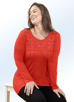 Hübsches Shirt in 3 Farben ORANGE