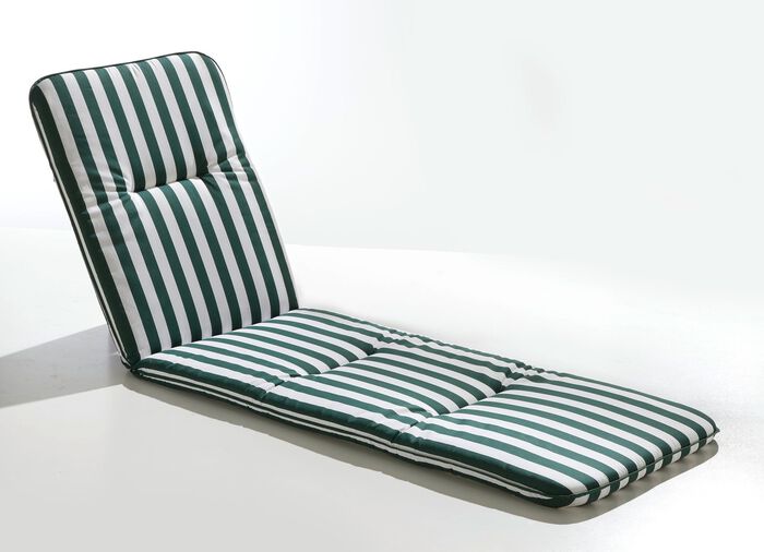 Liegen-Auflage mit Bezug aus 100% Baumwolle 