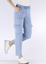 Knöchellange Cargojeans HELLBLAU