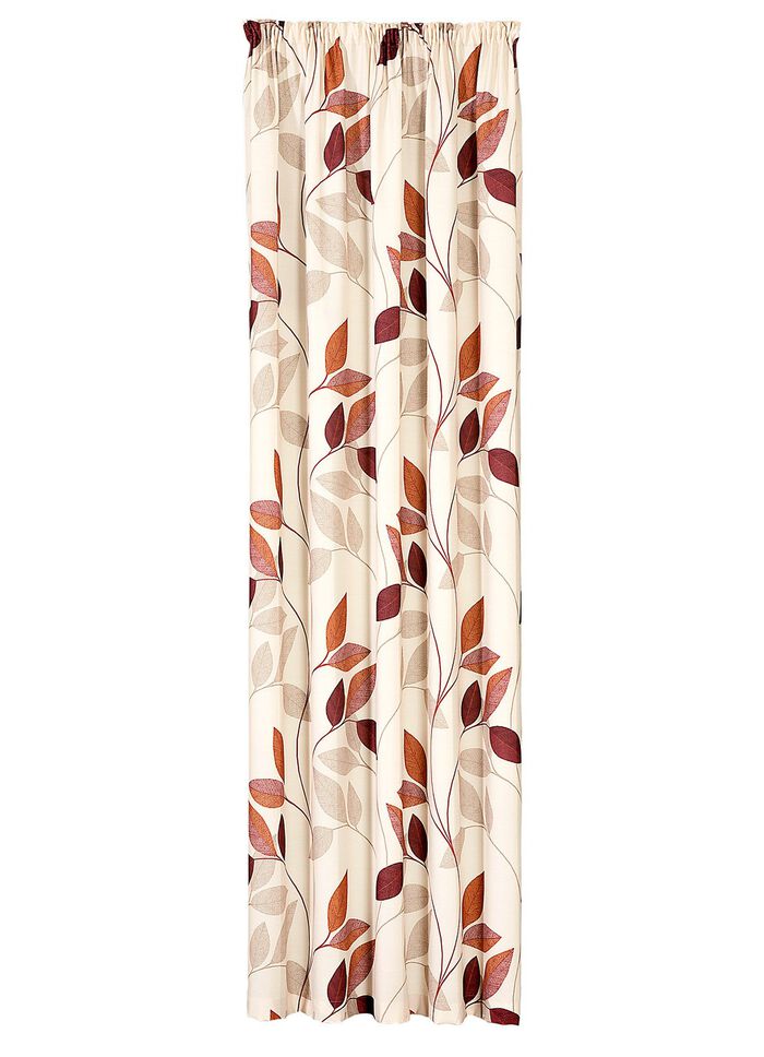 &Uuml;bervorhang &laquo;Bl&auml;tterranken&raquo; BEIGE