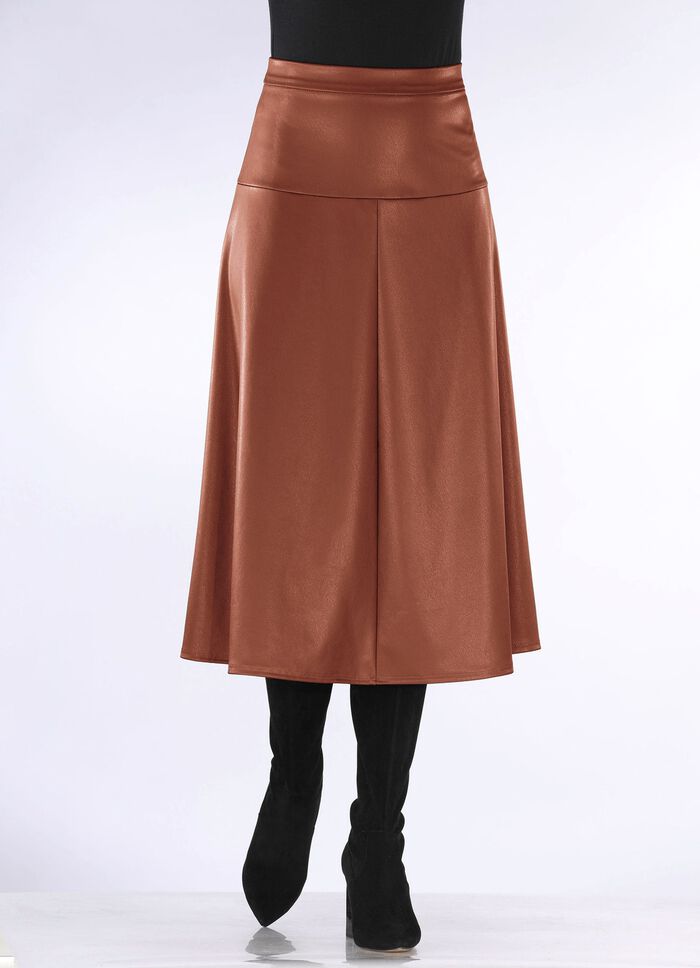 Rock in leichter Tellerform COGNAC