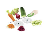 2 zusätzliche Schneideinsätze für Genius Nicer Dicer Pegasus 