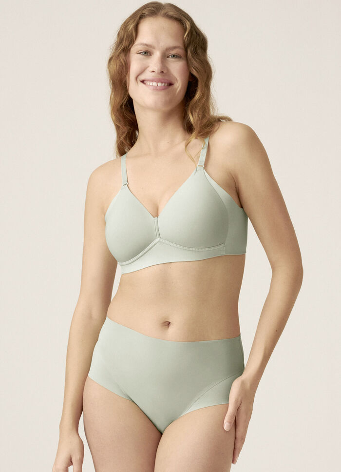 Naturana BH mit gepolsterten Cups SALBEI