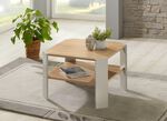 Couchtisch mit leicht zu reinigender, kratzfester Tischplatte EICHE-SON-GRAU