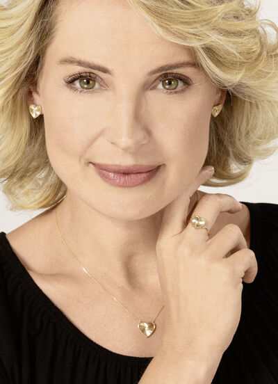 Diamantierte Halskette 