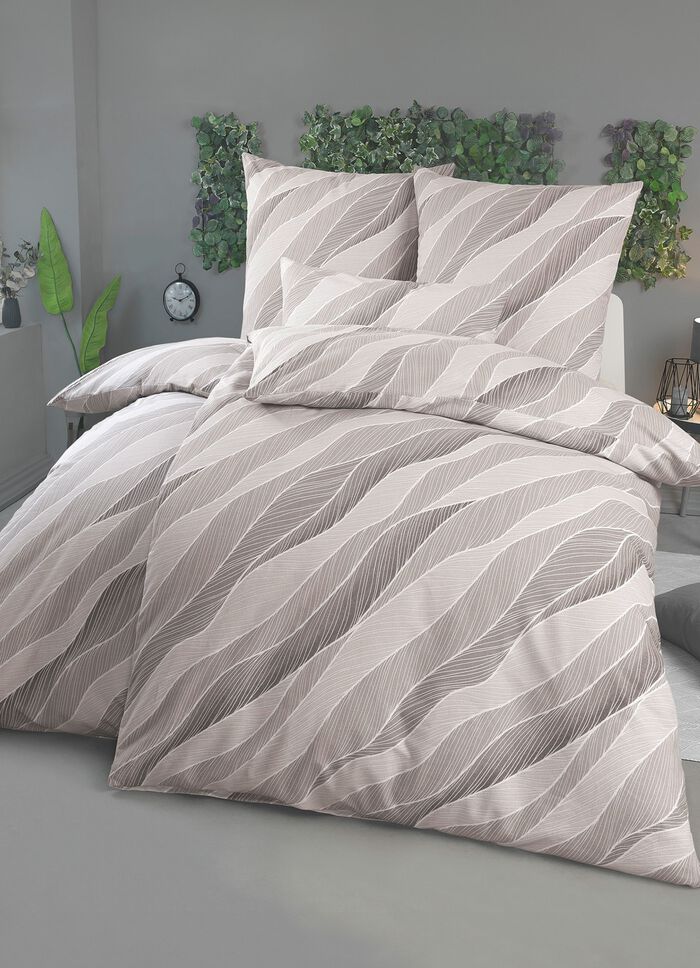 Bettw&auml;sche-Garnitur in Flanell-Qualit&auml;t 