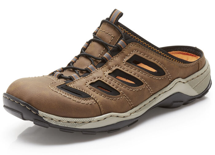 Rieker Clog mit Zierschnürung BRAUN